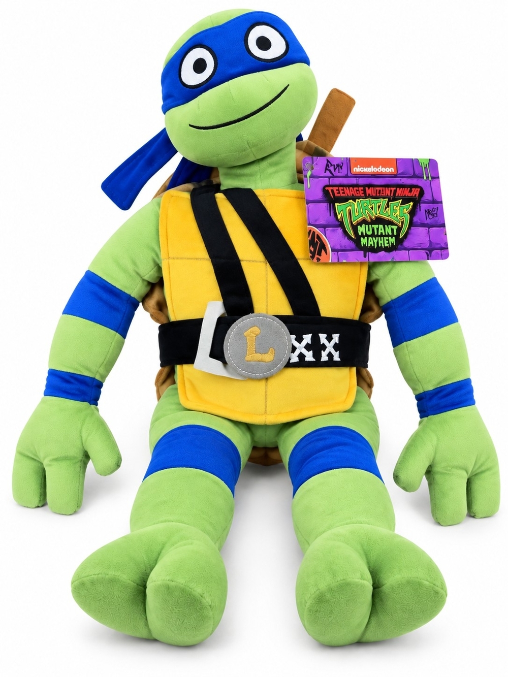 TMNT Mutant Mayhem Leonardo 26" Plush Pillow Buddy Jay Franco 2023